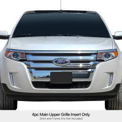 APS - APS Wire Mesh Grille Black 11-14 Ford Edge GR06GEB89H - Image 1