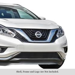 APS - APS Stainless Billet Bumper Grille Black for 15-18 Nissan Murano GR14FFC92J - Image 1