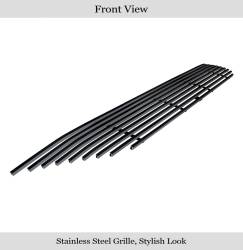 APS - APS Stainless Billet Bumper Grille Black for 15-18 Nissan Murano GR14FFC92J - Image 2