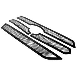 APS - APS Wire Mesh Grille Black 15-18 Ford Edge GR06GEB91H - Image 2
