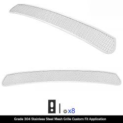 APS - APS Wire Mesh Bumper Grille-Polish for 15-19 Dodge Charger GT/RT/SRT GR04GFJ34T - Image 2