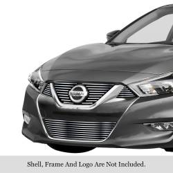 APS - APS Stainless Billet Grille-Polish for 15-18 Nissan Maxima GR14FFC98S - Image 1