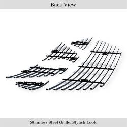 APS - APS Stainless Billet Grille-Polish for 15-18 Nissan Maxima GR14FFC98S - Image 3