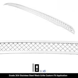 APS - APS Wire Mesh Bumper Grille-Polish for 19-24 Ram 1500 Rebel/TRX GR04GEB04S - Image 2