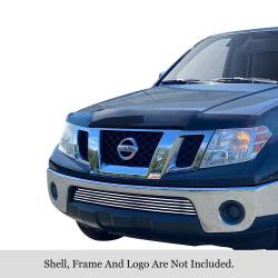 APS - APS Stainless Billet Bumper Grille-Polish for 05-08 Nissan Frontier GR14FFD33S - Image 1