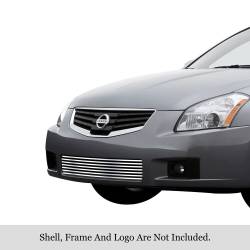 APS - APS Stainless Billet Bumper Grille-Polish for 07-08 Nissna Maxima GR14FFD64S - Image 1