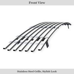 APS - APS Stainless Billet Bumper Grille-Polish for 07-08 Nissna Maxima GR14FFD64S - Image 2