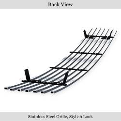 APS - APS Stainless Billet Bumper Grille-Polish for 07-08 Nissna Maxima GR14FFD64S - Image 3