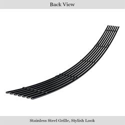 APS - APS Stainless Billet Bumper Grille Black for 07-09 Altima Sedan GR14FFD77J - Image 3