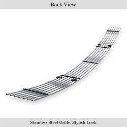 APS - APS Stainless Billet Bumper Grille-Polish for 07-09 Altima Sedan GR14FFD77S - Image 3