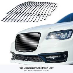 APS - APS Stainless Billet Grille-Polish for 15-23 Chrysler 300C/300S GR18FFC78S - Image 1