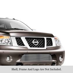 APS - APS Stainless Billet Bumper Grille-Polish for 08-15 Nissan Armada GR14FFE08S - Image 1