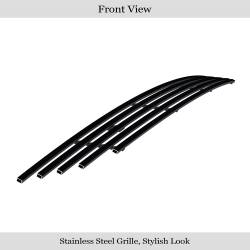 APS - APS Stainless Billet Bumper Grille Black for 15-23 Chrysler 300C/300S GR18FFC79J - Image 2