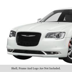 APS - APS Stainless Billet Bumper Grille Black for 15-23 Chrysler 300C/300S GR18FFC80J - Image 1