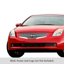 APS - APS Stainless Billet Grille-Polish for 07-09 Altima Coupe GR14FFE12S - Image 1