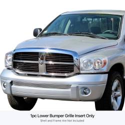 APS - APS Stainless Billet Bumper Grille-Polish for 06-08 Ram 1500 Sport GR04HEC19S - Image 1