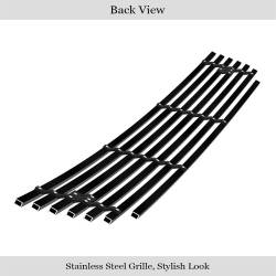 APS - APS Stainless Billet Bumper Grille Black for 07-09 Altima Coupe GR14FFE67J - Image 3