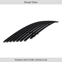 APS - APS Stainless Billet Bumper Grille Black for 10-12 Altima Coupe GR14FFG53J - Image 2