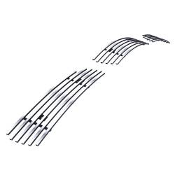 APS - APS Stainless Billet Bumper Grille Black for 07-08 G35 Sedan GR14FFH86S - Image 2