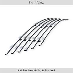 APS - APS Stainless Billet Bumper Grille-Polish for 08-10 M35/M45 GR14FFI58S - Image 2