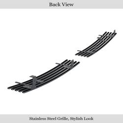 APS - APS Stainless Billet Bumper Grille Black for 94-01 Dodge Ram Trucks GR04HEJ35J - Image 3