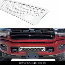 APS - APS Wire Mesh Bumper Grille-Polish for 19-24 Ram 2500/3500 GR04GEJ22S - Image 1