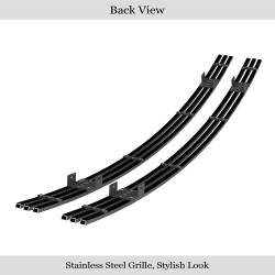 APS - APS Stainless Billet Bumper Grille Black for 05-07 Dodge Magnum GR04HEJ36J - Image 3