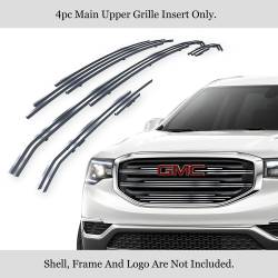 APS - APS Stainless Billet Grille-Polish 17-19 GMC Acadia GR07FFD15S - Image 1