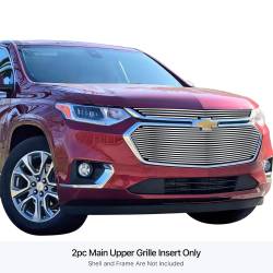 APS - APS Stainless Billet Grille-Polish 18-21 Chevrolet Traverse GR03FEA93S - Image 1