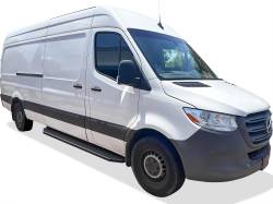 APS - APS H-Series Running Boards Black for 16-23 Mercedes-Benz Metris IB26RDJ6H - Image 2