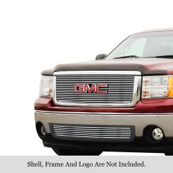 APS - APS Stainless Billet Grille-Polish 07-13 GMC Sierra 1500 GR07FGH61S - Image 1