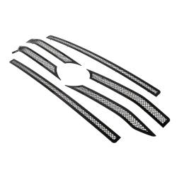 APS - APS Wire Mesh Grille Black 20-22 Ford Super Duty Lariat GR06GEJ80H - Image 2