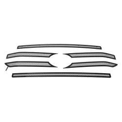 APS - APS Wire Mesh Grille Black 20-22 Ford Super Duty Lariat GR06GEJ80H - Image 3