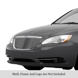 APS - APS Stainless Billet Grille-Polish for 11-14 Chrysler 200 GR18HFH72S - Image 1