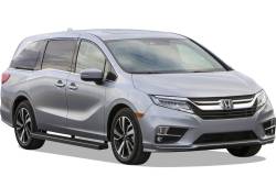 APS - APS iStep 5" Running Boards Black 15-17 Honda Odyssey IB08ECF3B - Image 2