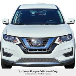 APS - APS Wire Mesh Bumper Grille-Polish for 17-20 Nissan Rogue GR14GEE73T - Image 1