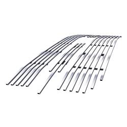 APS - APS Stainless Billet Grille-Polish 19-22 Chevrolet Silverado 1500 GR03FEF55S - Image 2