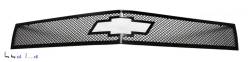 APS - APS Wire Mesh Grille Black 10-13 Chevrolet Camaro GR03GFG23H - Image 2