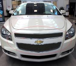 APS - APS Wire Mesh Grille Black 08-12 Chevrolet Malibu GR03GFG80G - Image 1