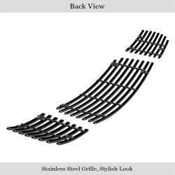 APS - APS Stainless Billet Bumper Grille Black for 07-08 VW Rabbit GR22FEE35J - Image 3