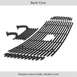 APS - APS Stainless Billet Grille Black 00-04 Ford Excursion GR06FAA42J - Image 3