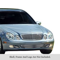 APS - APS Stainless Billet Bumper Grille-Polish for Mercedes E-Class GR26FEE18S - Image 1