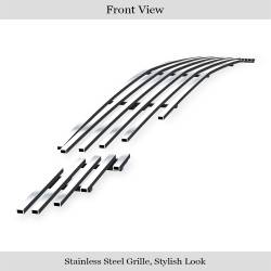 APS - APS Stainless Billet Bumper Grille-Polish for Mercedes E-Class GR26FEE18S - Image 2