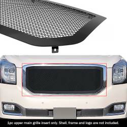 APS - APS Wire Mesh Grille Black 15-20 GMC Yukon GR07GFC28H - Image 1