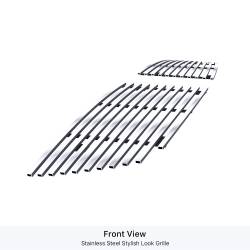 APS - APS Stainless Billet Grille-Polish for 07-11 Mercedes S550/S600 GR26FFE96S - Image 2