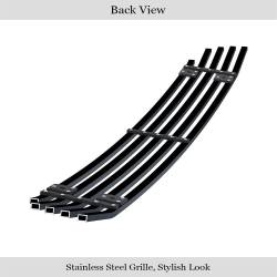 APS - APS Stainless Billet Bumper Grille Black for 07-09 Toyota Camry GR20FEB15J - Image 3
