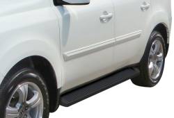 APS - APS iRunning Running Boards Black Honda Pilot/Acura MDX IB08RIG0B - Image 1
