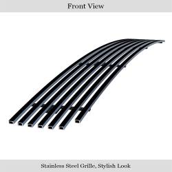 APS - APS Stainless Billet Bumper Grille Black for 01-04 Toyota Sequoia GR20FEC97J - Image 2