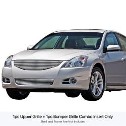 APS - APS Stainless Billet Grille-Polish for 10-12 Altima Sedan GR14HAJ57S - Image 1