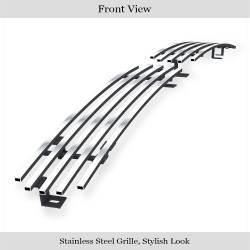 APS - APS Stainless Billet Bumper Grille-Polish for 95-97 Nissan Hardbody GR14HEA17S - Image 2